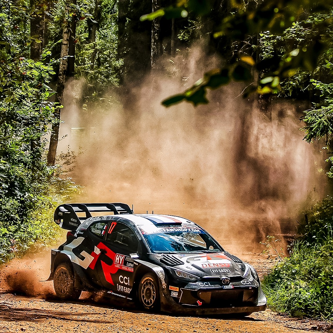 Rally Car on Stage
